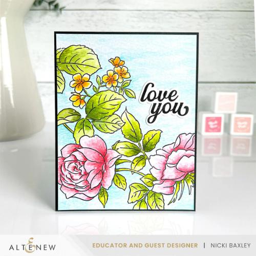 Altenew - Build-A-Garden: Branching Roses & Add-on Die Bundle - Postage as per actual