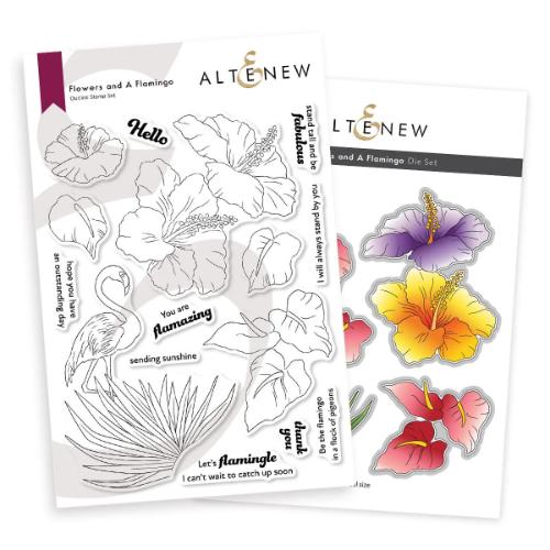 Altenew - Flowers And A Flamingo - Complete Bundle