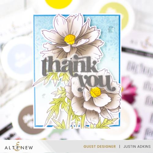 Altenew - Build-A-Garden: Sulfur Cosmos & Add-on Die Bundle - Postage as per actual