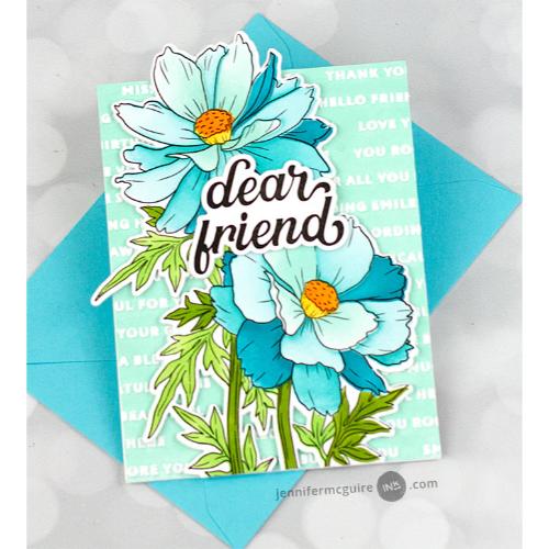 Altenew - Build-A-Garden: Sulfur Cosmos & Add-on Die Bundle - Postage as per actual