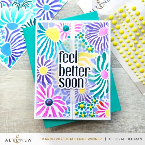 Altenew - Daisy Craze Stencil Set (4 in 1)