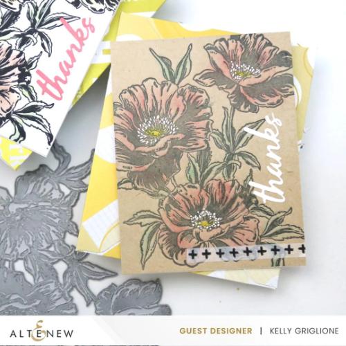 Altenew - Inked Poppies Press Plate Set