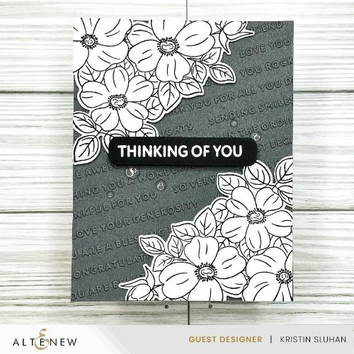 Altenew - Raised Sentiments 3D Embossing Folder