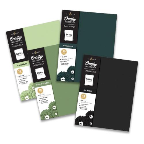 Altenew - Crafty Necessities Cardstock Bundle - Green Fields - Postage as per Actual
