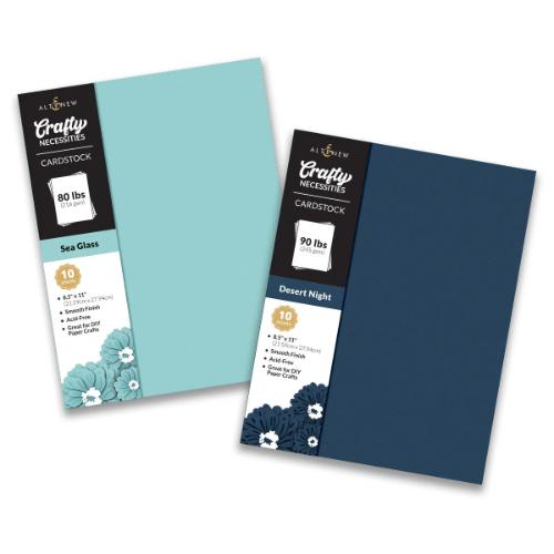 Altenew - Crafty Necessities Cardstock Bundle - Cool Summer Night - Postage as per Actual