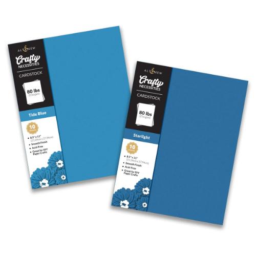 Altenew - Crafty Necessities Cardstock Bundle - Deep Blue Seas - Postage as per Actual