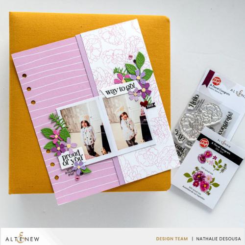 Altenew - Crafty Necessities Cardstock Bundle - Lilac Blossoms - Postage as per Actual