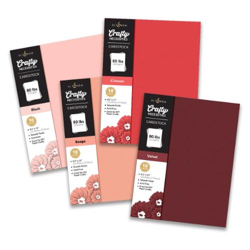Altenew - Crafty Necessities Cardstock Bundle - Red Sunset - Postage as per Actual