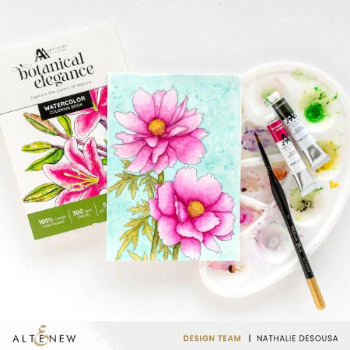 Altenew - Botanical Elegance: Capture the Colors of Nature Alcohol Marker Coloring Sheets