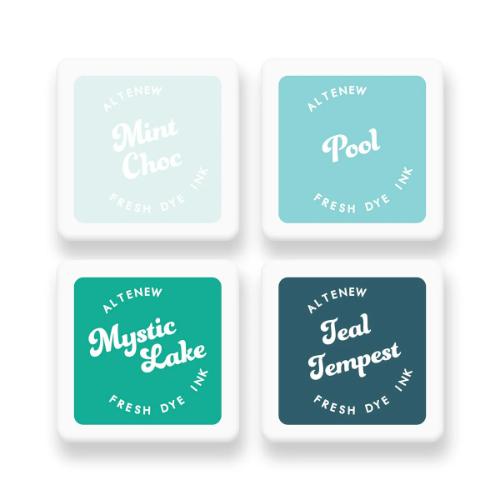 Altenew - Aqua Island Fresh Dye Ink Mini Cube Set