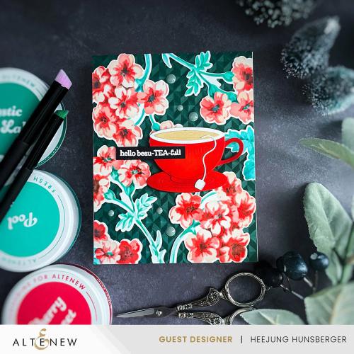 Altenew - Stencil Art: Painted Geraniums & Add-on Die Bundle