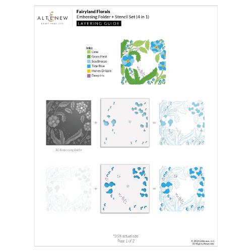 Altenew - Fairyland Florals - Complete Bundle