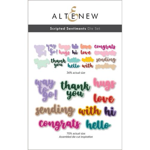 Altenew - Scripted Sentiments Die Set