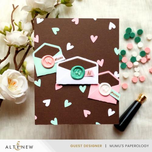 Altenew - Mini Double Hearts Wax Seal Stamp