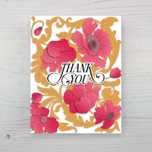 Altenew - Ornamental Poppies Layering Die Set