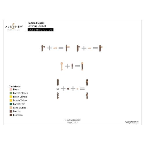 Altenew - Paneled Doors Layering Die Set