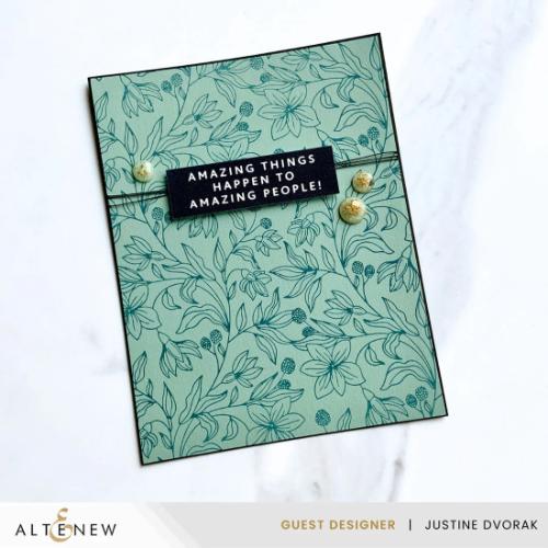 Altenew - One-Go: Solid Sentiment Strips 2 Press Plate (Celebration Edition)