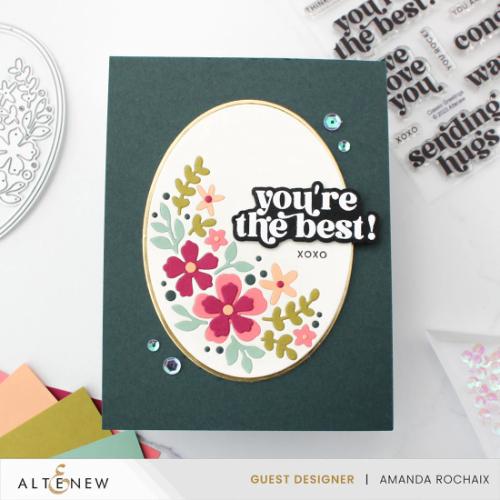 Altenew - Zero-Waste: Oval Serenity Die Set