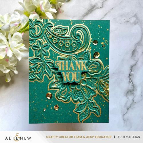 Altenew - Lace 3D Embossing Folder