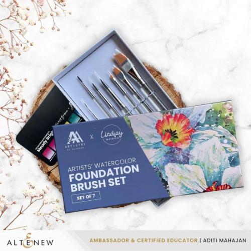 Altenew - Artists' Watercolor Foundation Brush Set - Postage as per Actual