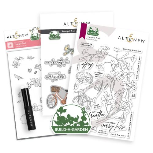 Altenew - Build-A-Garden: Tranquil Trail & Add-on Die Bundle - Postage as per Actual