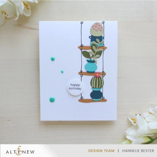 Altenew - Mini Delight: Potted Shelves Stamp & Die Set