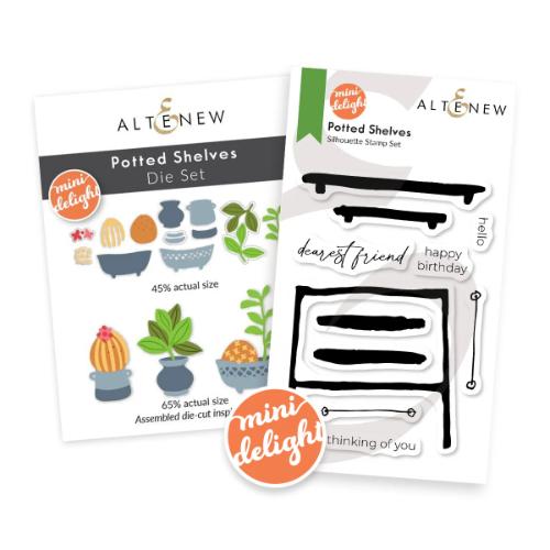 Altenew - Mini Delight: Potted Shelves Stamp & Die Set