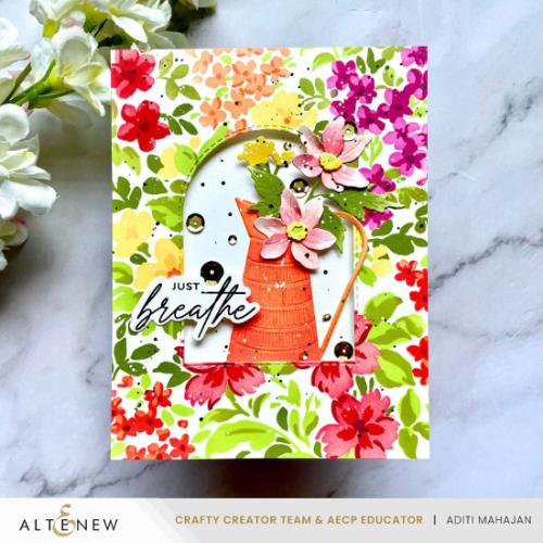 Altenew - Stencil Art: Ditsy Flowers Wallpaper Layering Stencil Set (7 in 1)