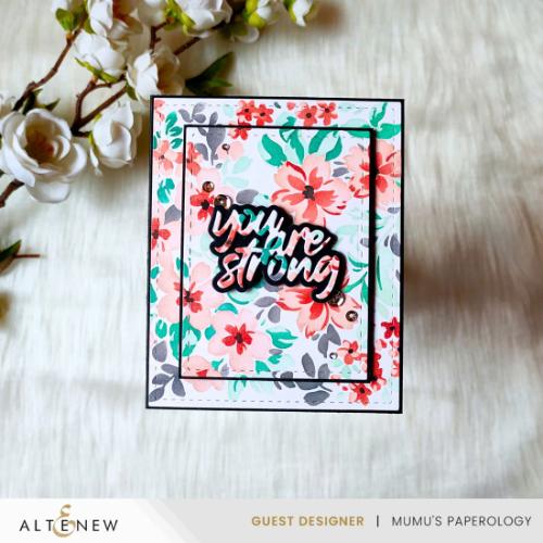 Altenew - Stencil Art: Ditsy Flowers Wallpaper Layering Stencil Set (7 in 1)