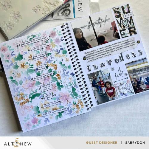 Altenew - Stencil Art: Ditsy Flowers Wallpaper Layering Stencil Set (7 in 1)