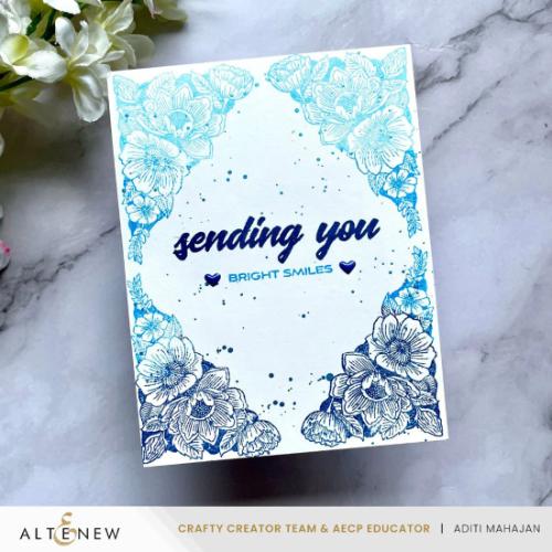 Altenew - Cornered Blooms Stamp Set