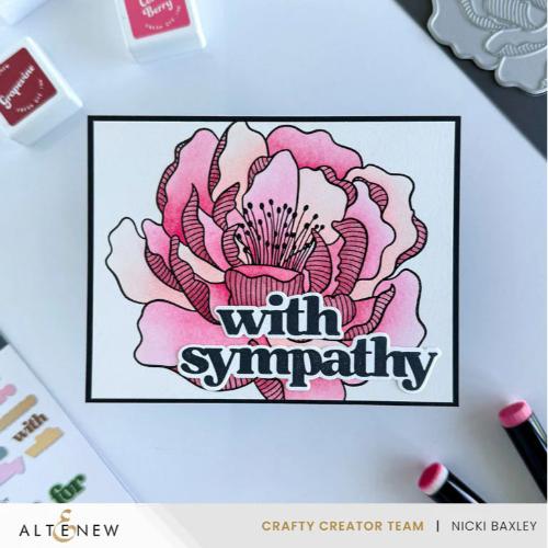 Altenew - Magical Peony Press Plate