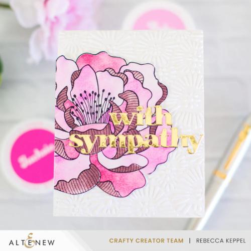 Altenew - Magical Peony Press Plate