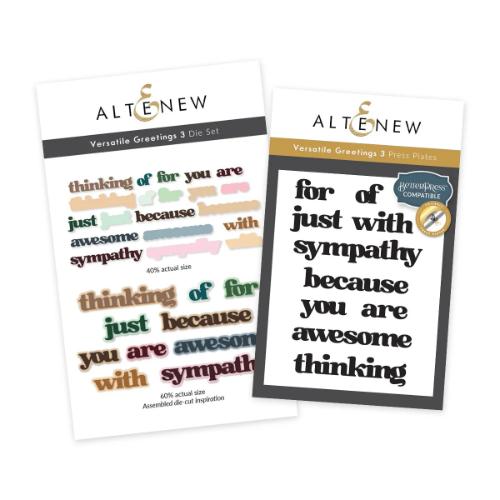 Altenew - Versatile Greetings 3 Comfort Edition - Complete Bundle - Postage as per Actual