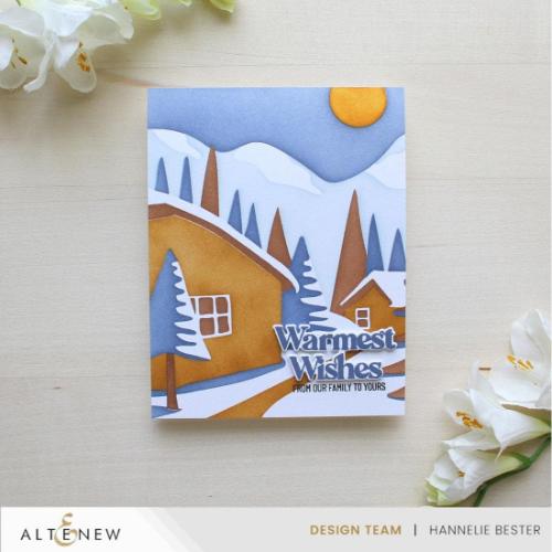 Altenew - Abstract Village Builder Stencil Set (4 in 1)