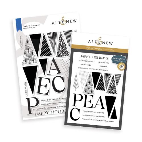 Altenew - Festive Triangles - Complete Bundle - Postage as per Actual