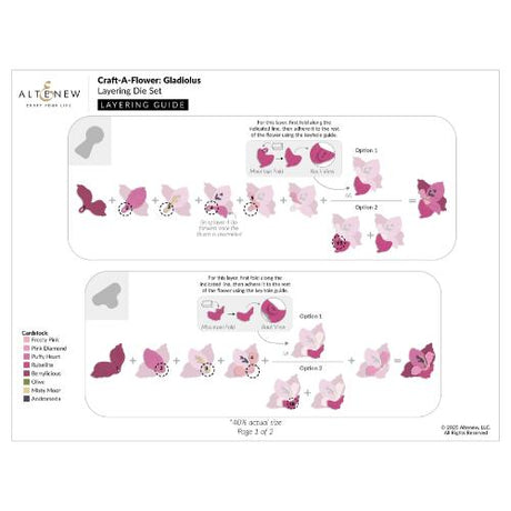 Altenew - Craft-A-Flower: Gladiolus Layering Die Set