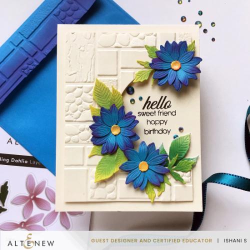 Altenew - Textured Tiles 3D Embossing Folder