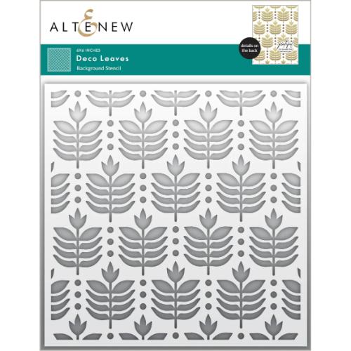 Altenew - Deco Leaves Background Stencil