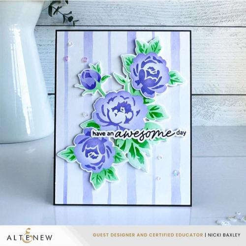 Altenew - Watercolor Plaid Builder Stencil Set (2 in 1)