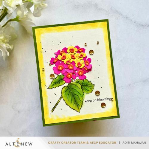 Altenew - Mini Delight: Blooming Lantana Stamp & Die Set