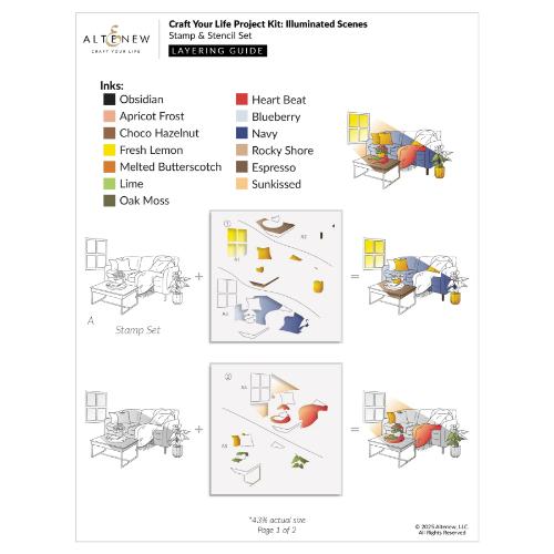 Altenew - Craft Your Life Project Kit: Illuminated Scenes - Postage as per Actual
