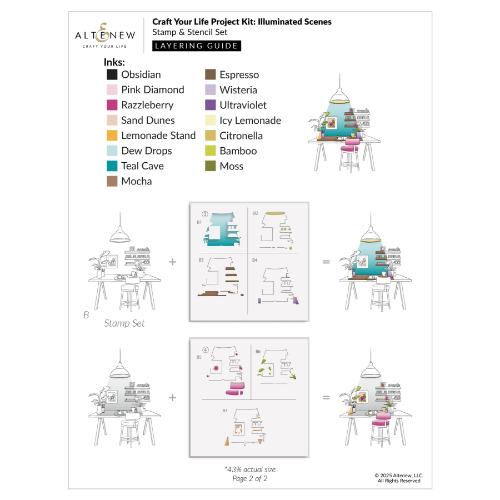 Altenew - Craft Your Life Project Kit: Illuminated Scenes - Postage as per Actual