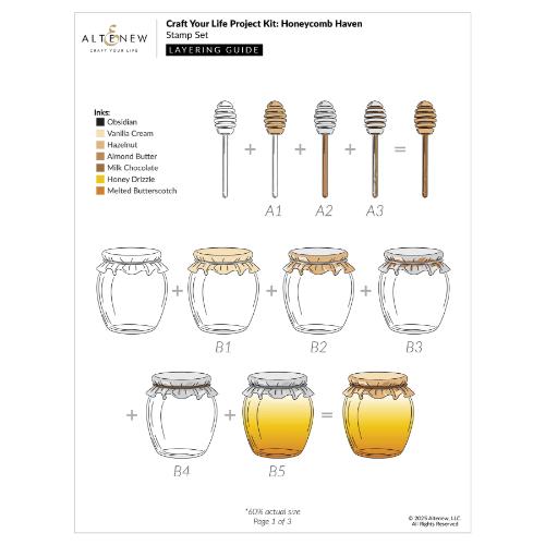 Altenew - Craft Your Life Project Kit: Honeycomb Haven & Add-On Die Bundle - Postage as per actual