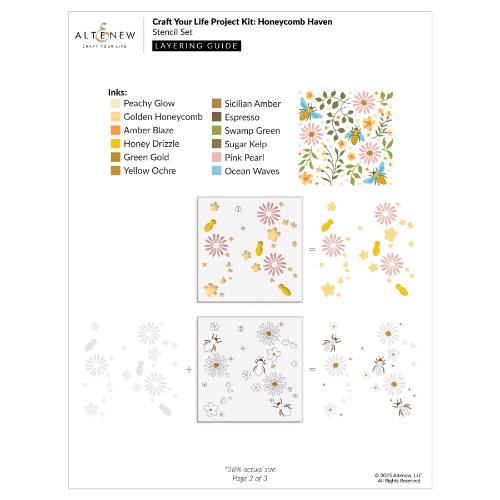 Altenew - Craft Your Life Project Kit: Honeycomb Haven & Add-On Die Bundle - Postage as per actual