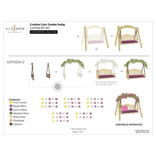 Altenew - Creative Cuts: Garden Swing Layering Die Set