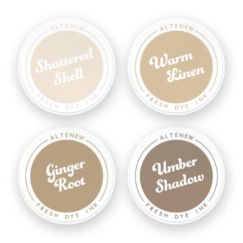 Altenew - Earth Tones Fresh Dye Ink Bundle - Complete Bundle - Postage as per actual