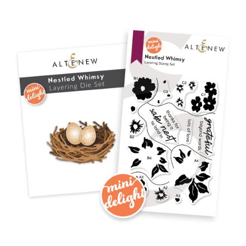 Altenew - Mini Delight: Nestled Whimsy Stamp & Die Set