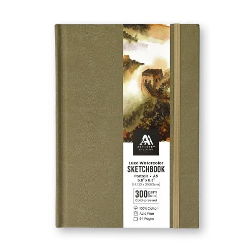 Altenew - Luxe Watercolor Sketchbook - A5 (5.8" x 8.3") Portrait, 300 gsm - Postage as per Actual