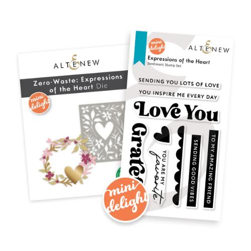 Altenew - Mini Delight: Expressions of the Heart Stamp & Die Set